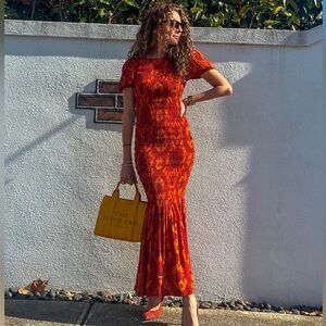 Rue Stiic Isabella Maxi Dress Size Small